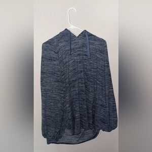 Women’s Hooded Blue Long Sleeve